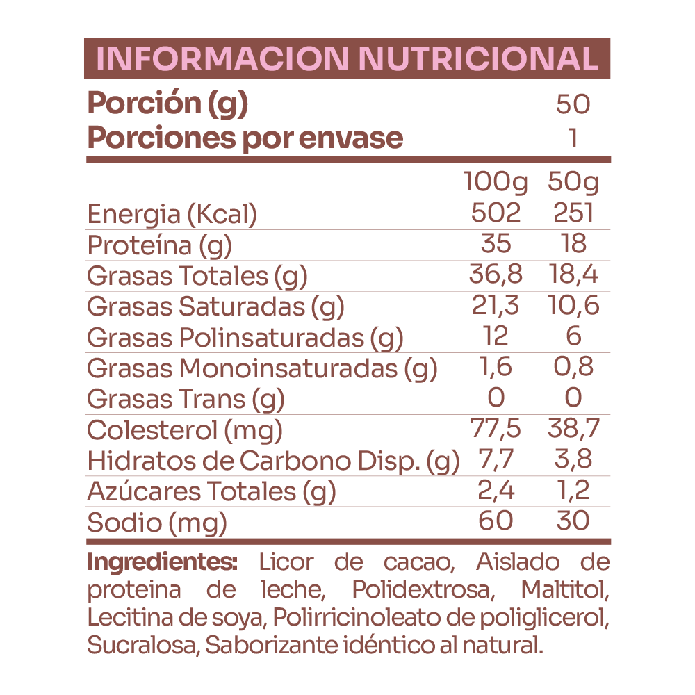 Pack 5 Chef Protein Chocolate