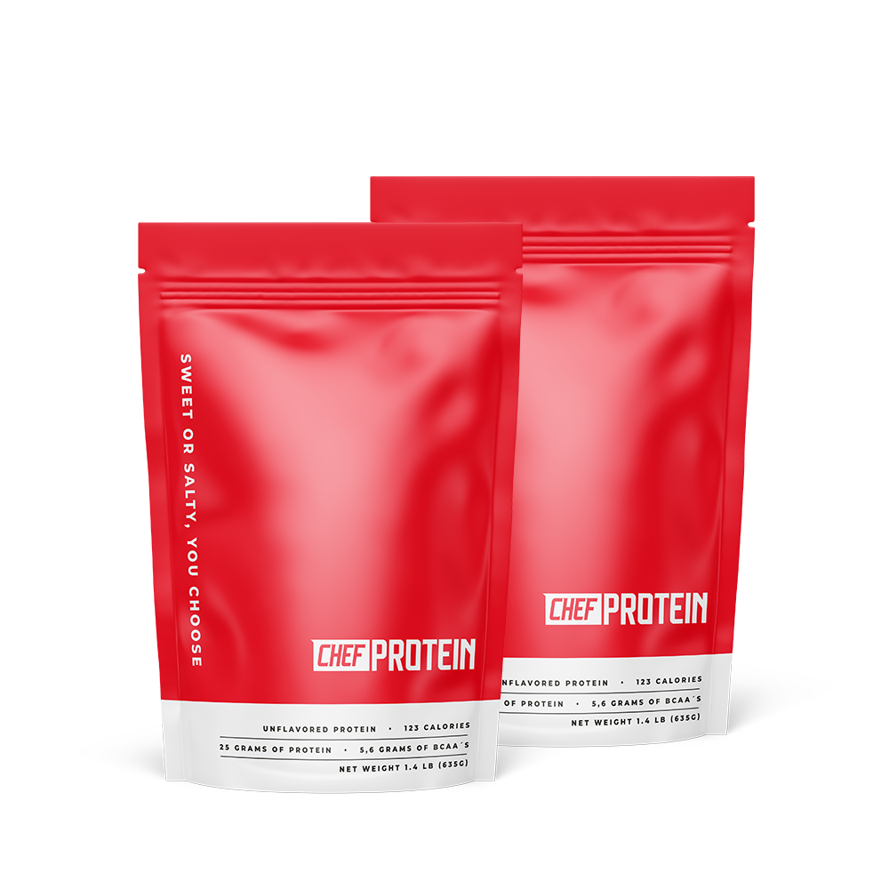 Pack 2  Chef Protein Whey Refill